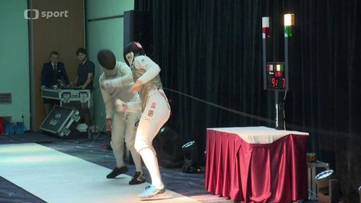 Šermířská exhibice Alexandra Choupenitche