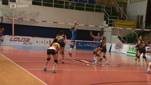 Za oponou: volejbalové utkání VK Šelmy Brno - VK Prostějov