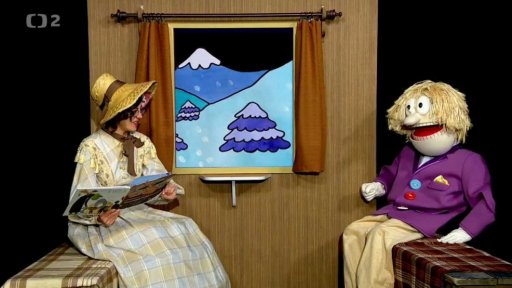 Hary si ve vlaku čte knížku Kuba Tuba Tatubahn. Teta Pipeta je náramně zvědavá a tak jí Hray kousek přečte.