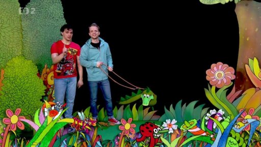 Filip a Tomáš venčí krokodýla Jeronýma…