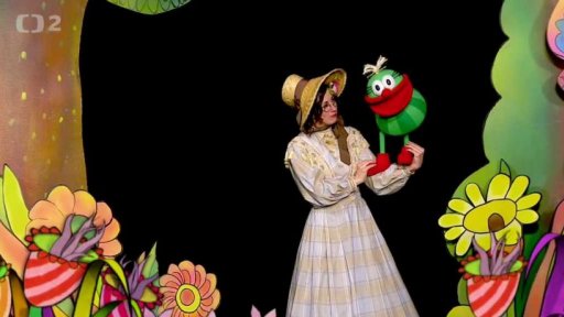 Muf polapil pytláka a dostává za své zásluhy pusu od tety Pipety…