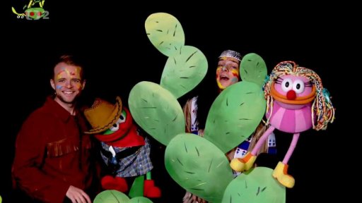 Muf, Fámula a Vinetou s Old Shatterhandem přejí dětem hezké prázdniny.