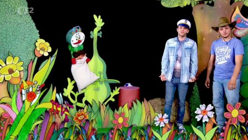 Tomáš s Filipem najdou v Mufočasím pytli své staré věci - námořnickou čepici a kovbojský klobouk. Zpívají píseň: „To všechno odnes čas“.