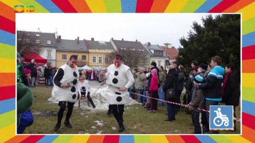 Závody čtyřspřeží s lidskou posádkou v Zábřehu