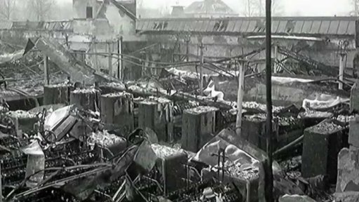 Následky požáru v Raspenavě