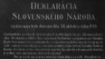 Deklarace slovenského národa