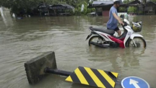 Následky bouře Pabuk