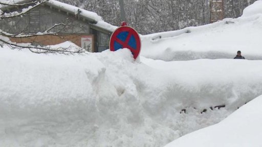 Sněhová kalamita v Alpách