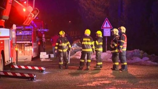 Požár azylového domu