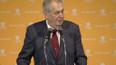 Na sjezdu ČSSD promluvil také prezident Zeman