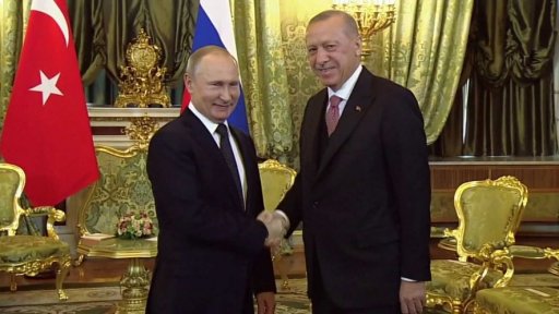 Turecký prezident na návštěvě Moskvy