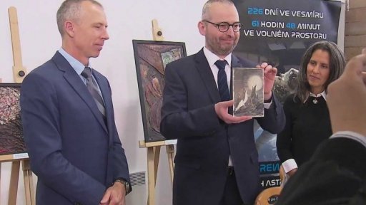 Astronaut Feustel navštívil Terezín