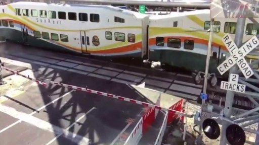 Srážka na přejezdu