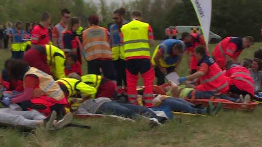 Příprava na krizové přistání letadla