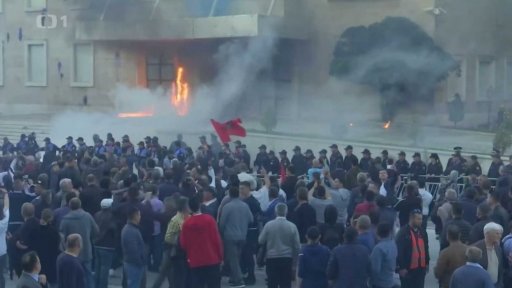 Demonstrace v Albánii