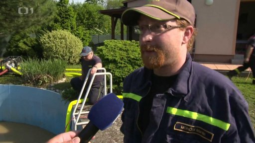 Čištění studní po silných deštích