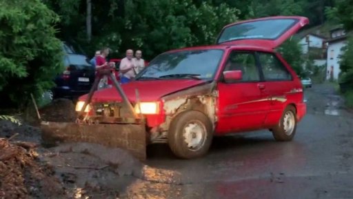 Škody po bouřkách a přívalových deštích
