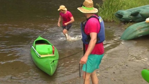 Vodácké kempy u Vltavy