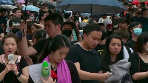 Protesty v Hongkongu