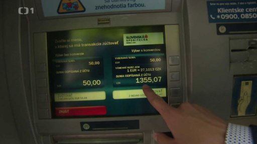 Výběr z bankomatů