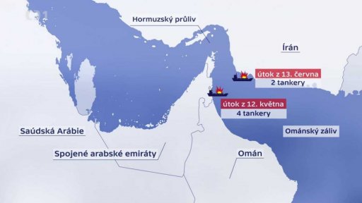 Napětí v Hormuzském průlivu: časová osa