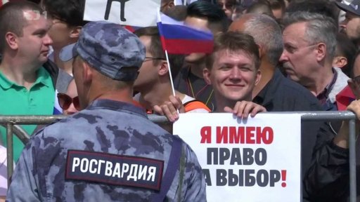 Demonstrace v Moskvě