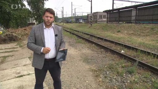 Nehoda nákladního vlaku u Mariánských lázní