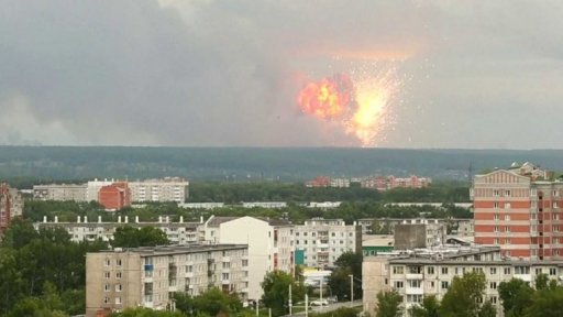 Exploze na sibiřské vojenské základně