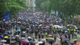 Pokračující protesty v Hongkongu