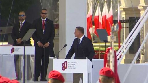Hlavní ceremonie ve Varšavě