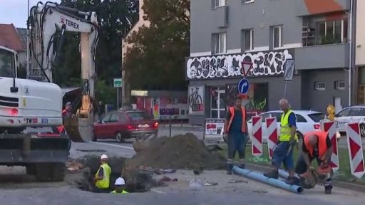 Uzavírka kvůli havárii vody