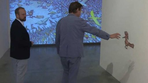 Výstava tvorby Petra Síse v pražském DOXu