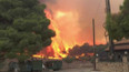 Požár na řeckém ostrově Zakynthos