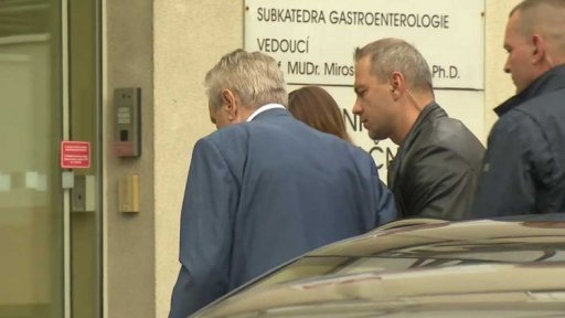 Prezident Zeman na vyšetření