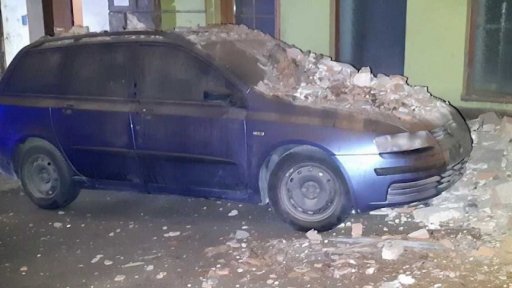 Pád zdi v České Lípě