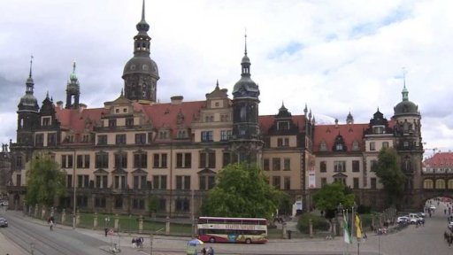 Otevření opraveného zámku v Drážďanech