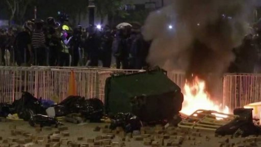 Protesty v Hongkongu