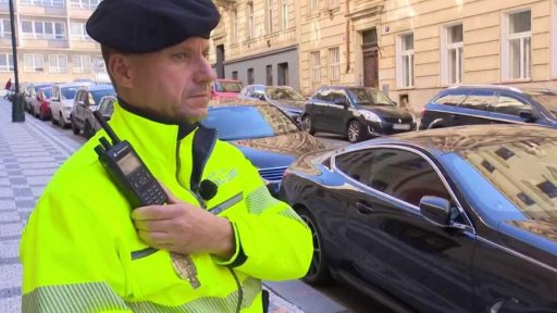 Kontroly parkování v Praze