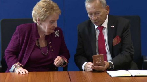 Předseda Senátu Jaroslav Kubera v USA