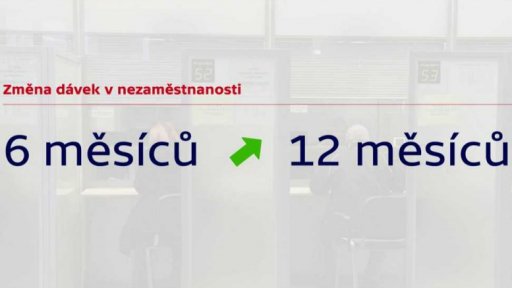 Změna ve výplatě dávek v nezaměstnanosti