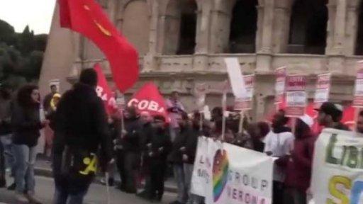 Demonstrace proti migrační politice vlády