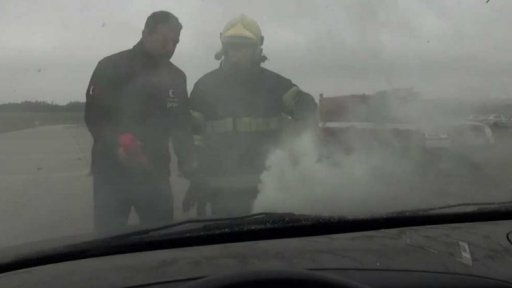 Jak použít hasicí přístoj při nehodě