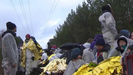 Střety police s aktivisty v Německu