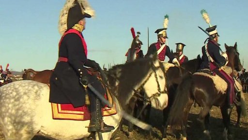 Rekonstrukce bitvy z r. 1805