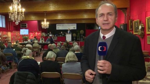 Dražba obrazu Trůnící Panna Marie s dítětem