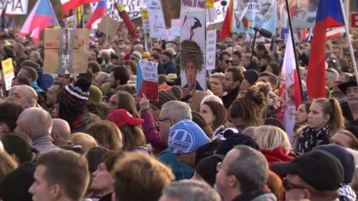 Další demonstrace sdružení Milion chvilek pro demokracii