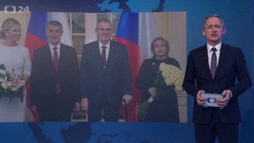 Novoroční setkání prezidenta a premiéra