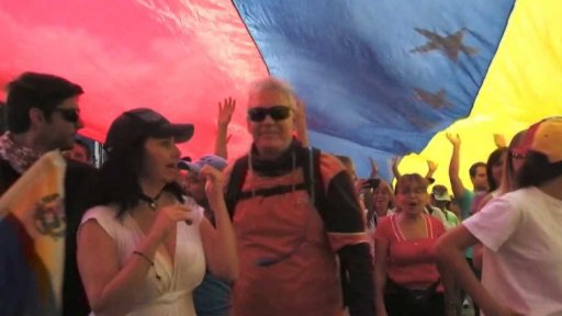 Každodenní život v ulicích Caracasu