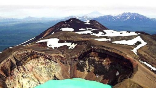 Aktivní sopky na Kamčatce