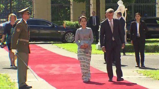 Su Ťij v Praze: Rohingové bez odpovědí